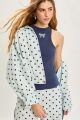 Imagem adicional 8 do item Jaqueta Chloe Polka Blue Le Blog