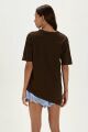Imagem adicional 1 do item T-Shirt Yasmin Marrom Le Blog
