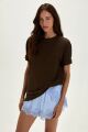 Imagem adicional 0 do item T-Shirt Yasmin Marrom Le Blog