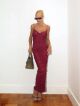 Imagem adicional 1 do item Vestido Deyse Bordô Cloude