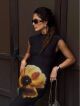 Imagem adicional 4 do item Vestido Tami Preto Cloude