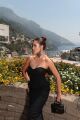 Imagem adicional 2 do item Vestido Voil Bordado Corset Preto Closet De Luxe