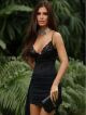Imagem adicional 2 do item Vestido Abgail Preto Cloude