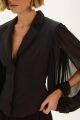 Imagem adicional 4 do item Blazer Pietra Preto Le Blog