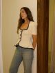 Imagem adicional 2 do item Blusa Cris Off White Cloude