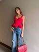 Imagem adicional 2 do item Cropped Paola Vermelho Cloude