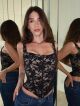 Imagem adicional 1 do item Cropped Telma Preto Cloude