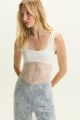 Imagem adicional 2 do item Regata Larissa Off White Le Blog