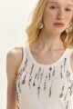Imagem adicional 2 do item Regata Stephanie Off White Le Blog