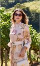 Imagem adicional 0 do item Vestido Chiffon Estampado Com Elastex Luzia Fazzolli