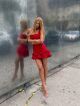 Imagem adicional 1 do item Vestido Greta Vermelho Cloude