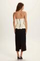 Imagem adicional 5 do item Vestido Milena Off White E Preto Le Blog