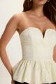 Imagem adicional 4 do item Vestido Milena Off White E Preto Le Blog