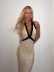 Imagem adicional 2 do item Vestido Viviane Bege Cloude