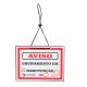 Imagem adicional 1 do item Placa De Identificação - Equipamento Em Manutenção