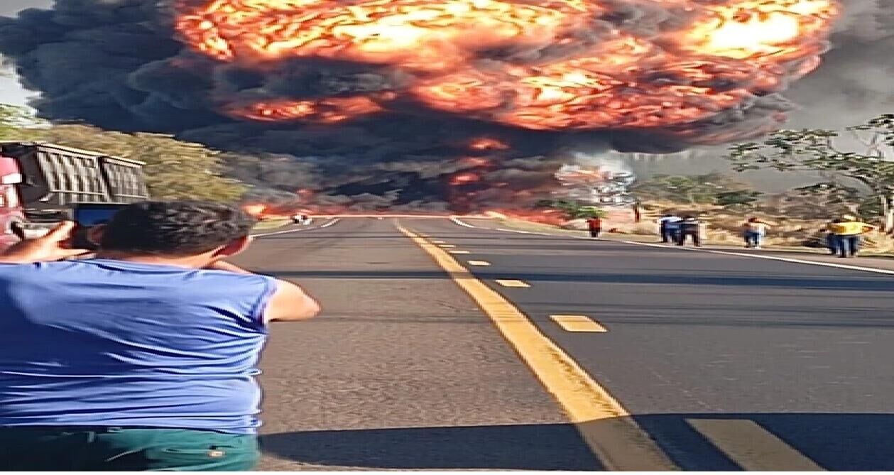 Imagem da notícia Quatro pessoas morrem em colisão com cinco veículos na BR-163, entre Bandeirantes e São Gabriel do Oeste