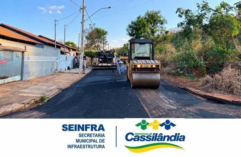 Imagem ilustrativa da matéria Cassilândia começa novo recapeamento pelo bairro Minas Gerais