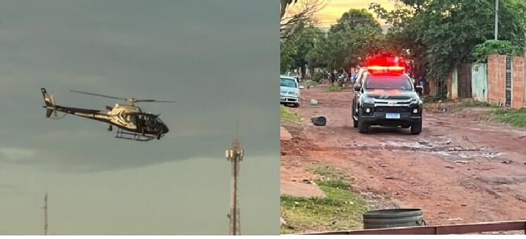Ilustração da notícia Operação policial mobiliza helicóptero e viaturas em Ribas do Rio Pardo da MS Todo dia