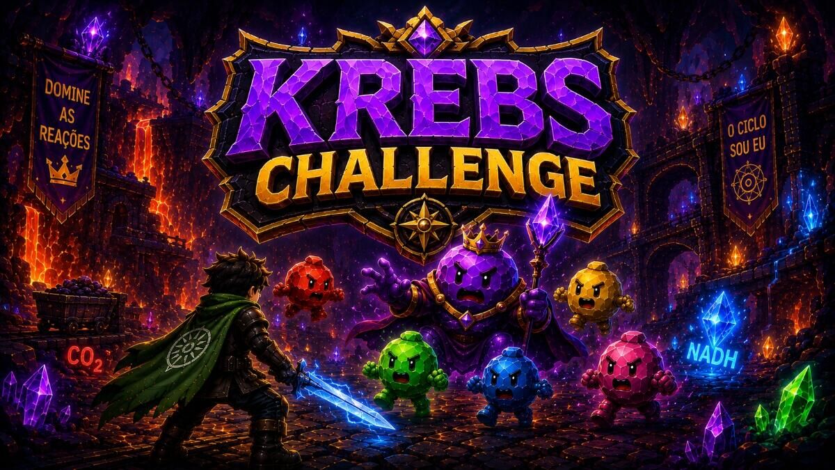 Imagem da notícia Krebs Challenge: O Jogo da Energia Celular que Transforma Bioquímica em Aventura
