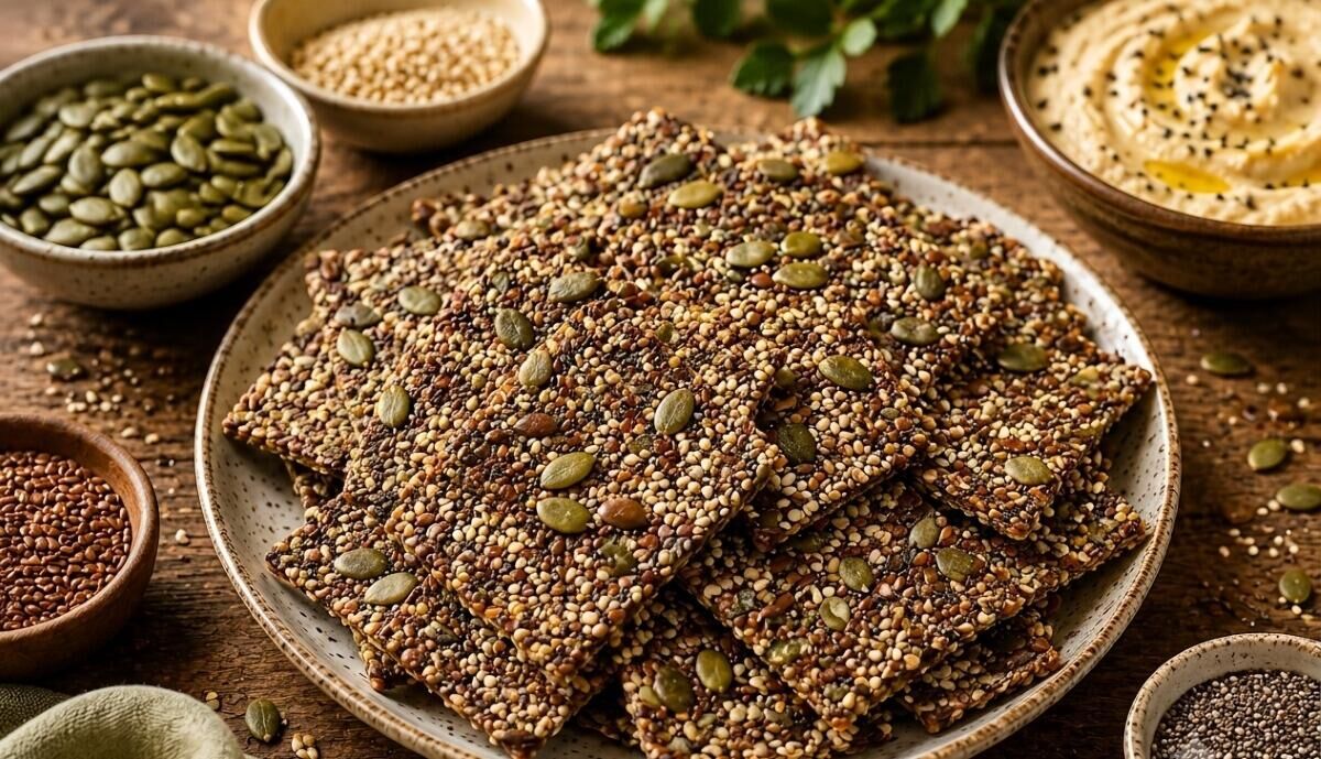 Imagem da notícia Crackers Funcionais de Sementes: Uma Receita Fácil e Nutritiva