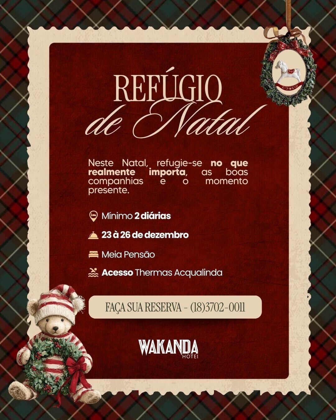 Refúgio de Natal — Wakanda Hotel