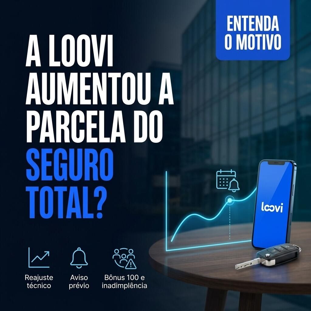 Imagem ilustrativa para o artigo A Loovi Aumentou o Valor da Parcela do Seguro Total? Entenda o Que Pode Ter Acontecido