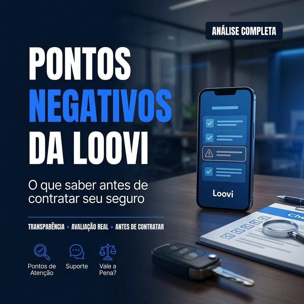 Imagem ilustrativa para o artigo Pontos Negativos do Seguro Loovi: Tudo Que Você Precisa Saber