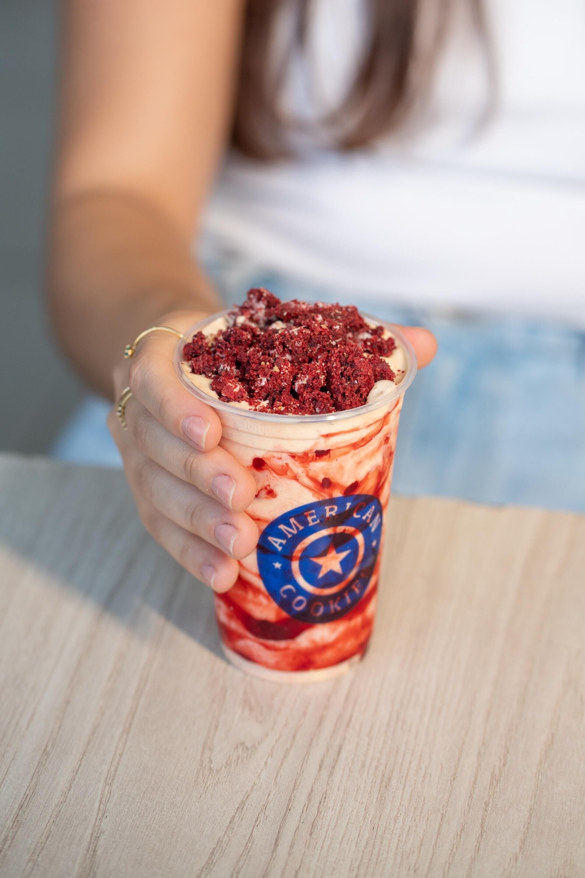 Shake Red Velvet com Ninho