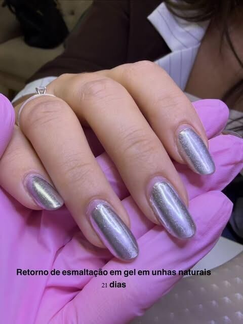 Unhas antes do alongamento