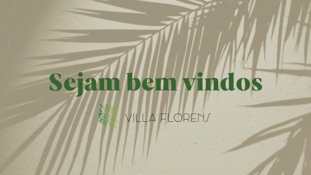 Página inicial do site Villa Florens, projeto da Eco Webdesign