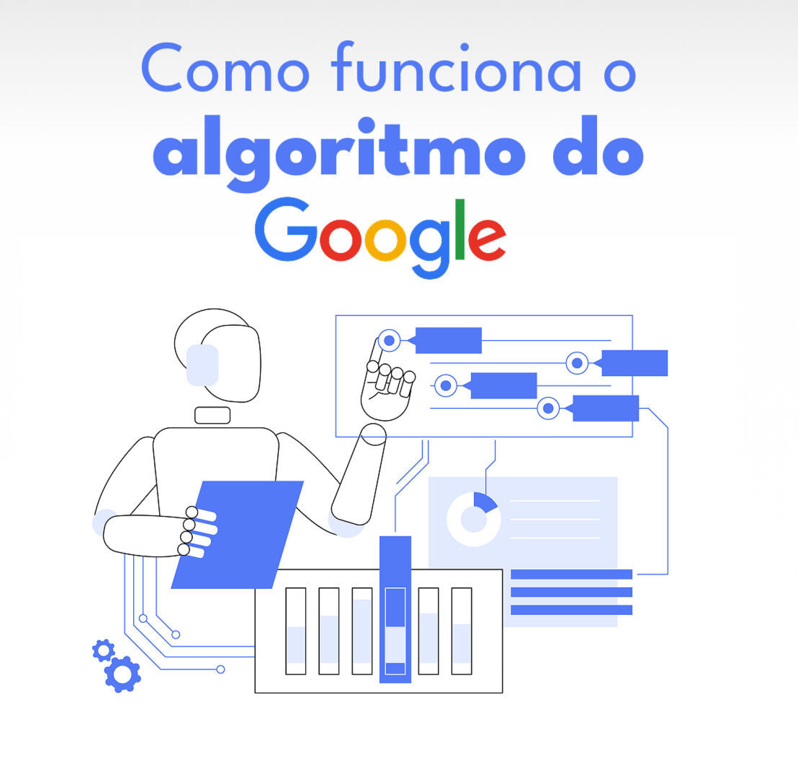 Imagem de capa do artigo Como funciona o algoritmo do Google em 2026