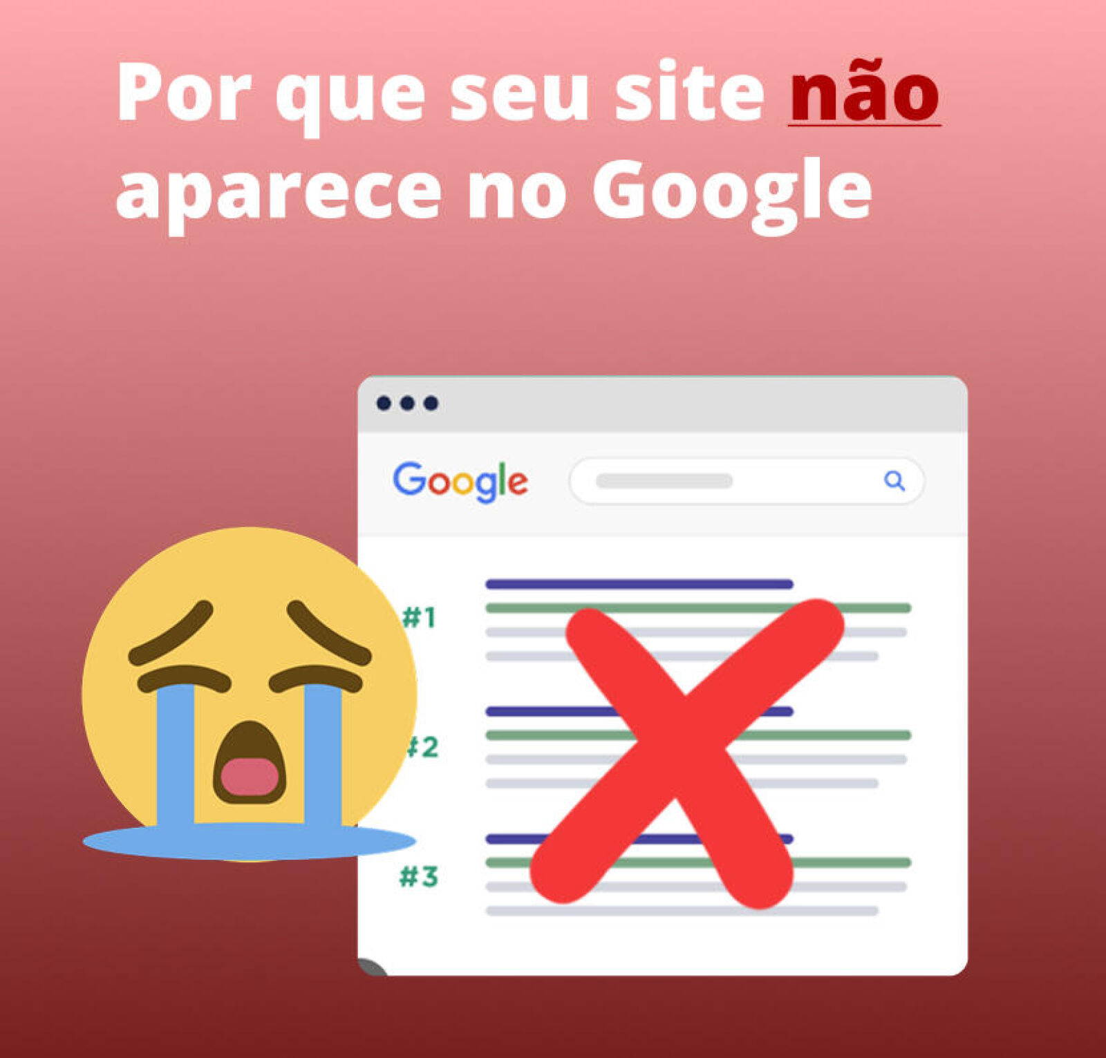 Imagem de capa do artigo Por que seu site não aparece no Google? Veja os principais erros
