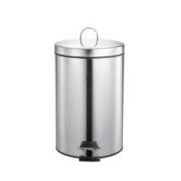 Imagem de Lixeira Inox Redonda com Pedal 12 L Polido – Mood