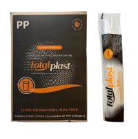 Imagem de Copo Descartável PP 180 mL Transparente Totalplast - Caixa com 2.500 Unidades