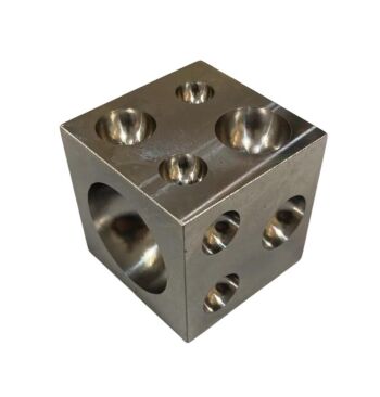Imagem do produto Dado de Bola em Aço Temperado para Embutir – 18 Furos (3 mm a 35 mm)