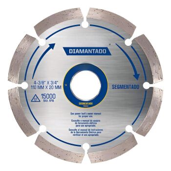 Imagem principal de DISCO DIAMANTADO SEGMENTADO 110X20MM
