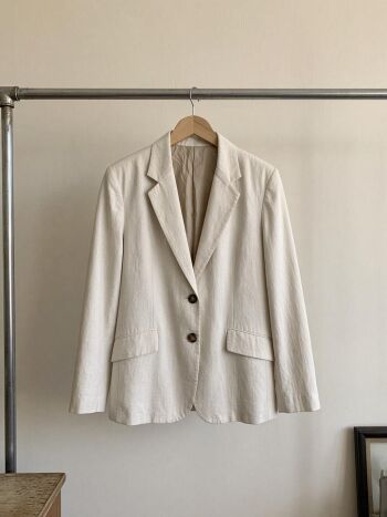 Imagem de Blazer de alfaiataria off-white