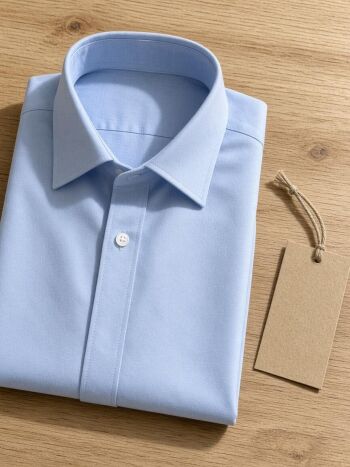 Imagem de Camisa social masculina azul-clara