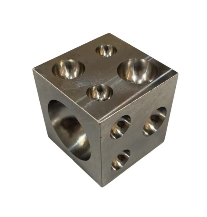 Imagem de Dado de Bola em Aço Temperado para Embutir – 18 Furos (3 mm a 35 mm)