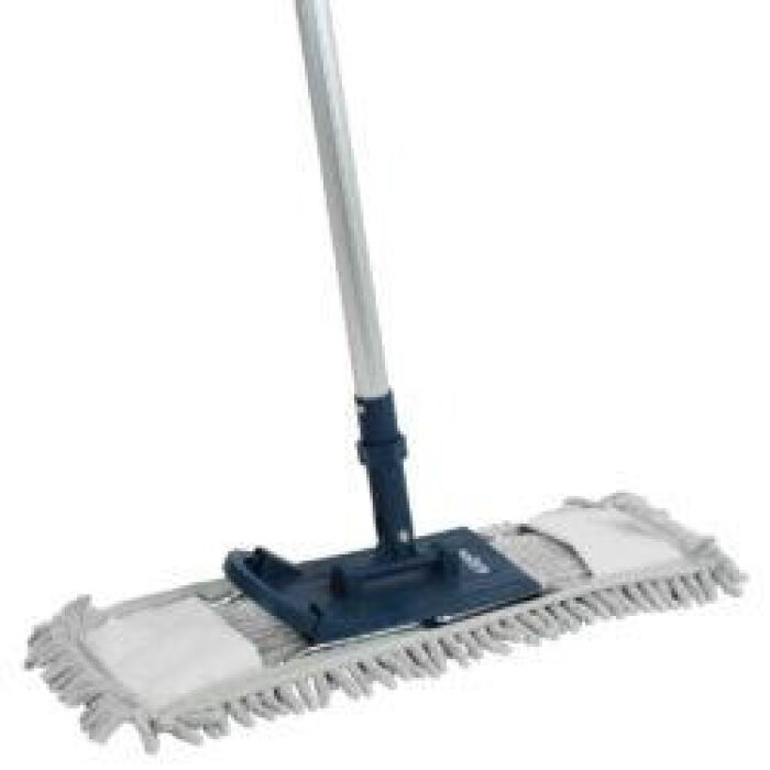 Imagem de Conjunto Mop Pó 40 cm em Microfibra com Cabo Telescópico 1,40 m – Nobre