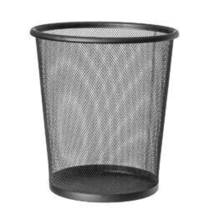 Imagem de Cesto para Lixo Aramado em Metal 8 L Preto – Mood