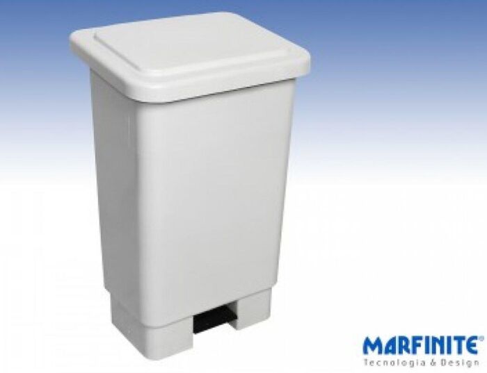 Imagem de Lixeira retangular com pedal 100 Litros