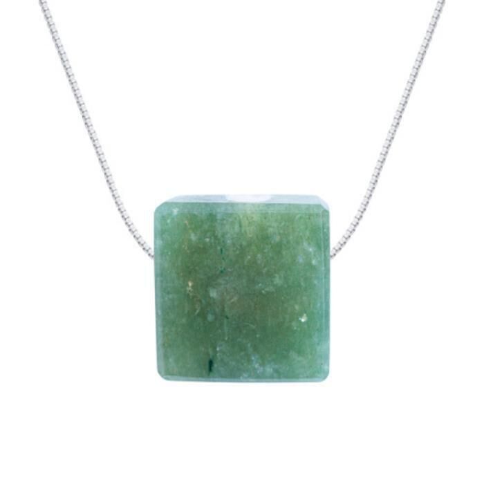 Imagem de Colar Difusor Pessoal Quartzo Verde Prata 925 – Naturezza