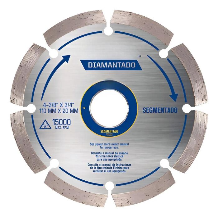 Imagem de DISCO DIAMANTADO SEGMENTADO 110X20MM