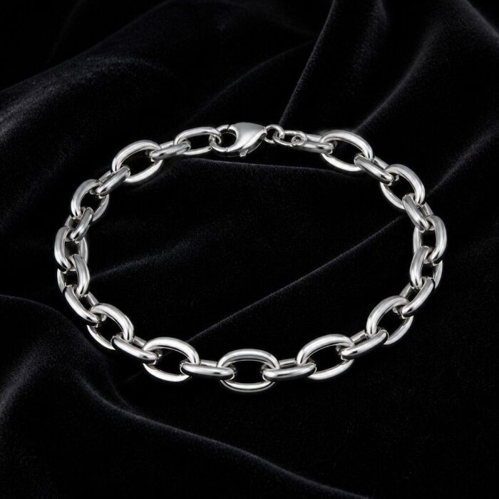 Imagem de Pulseira de elos em prata 925