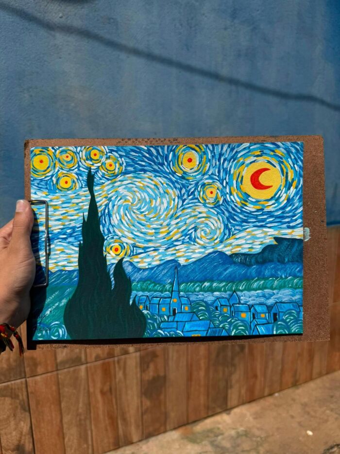 Imagem de Quadro Noite Estrelada