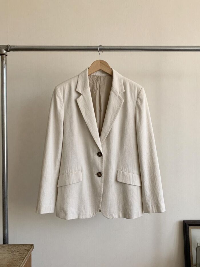 Imagem de Blazer de alfaiataria off-white