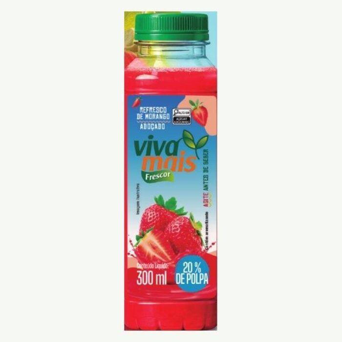 Imagem de Refresco de Morango Adoçado