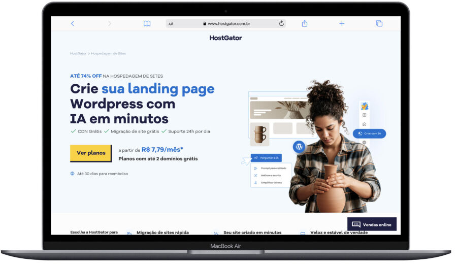 criar com wordpress
