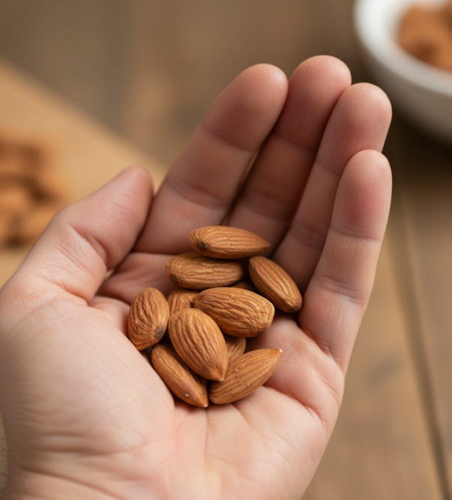 Image: Even small amounts offer benefits - just eight almonds already help the heart.